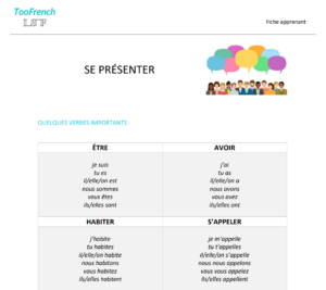 Se présenter