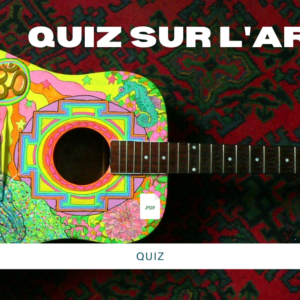 Quiz sur l'art